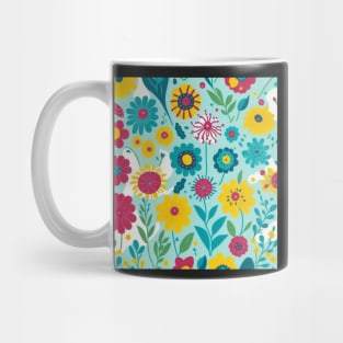 Whimsy Floral Fiesta Pattern Mug